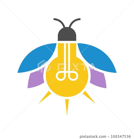 firefly logo design inspiration Stock Vector | Adobe Stock