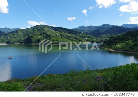 大谷水壩的水壩湖、姬百合湖和森門山地塊 大谷水壩的水壩湖、姬百合湖和森門山地塊 108347776
