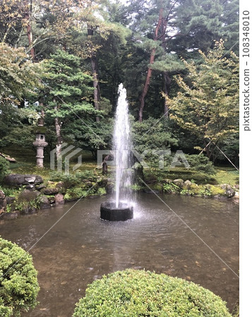 兼六園著名的噴泉 兼六園著名的噴泉 108348010