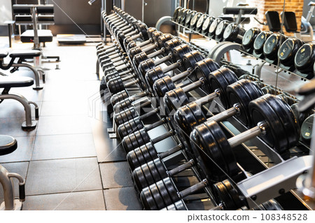 無人健身館內景 無人健身館內景 108348528