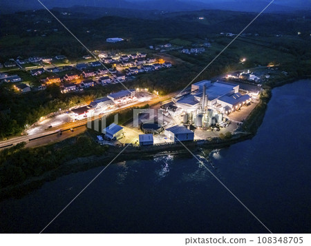 Aerial view of Killybegs in County Donegal, Ireland. Aerial view of Killybegs in County Donegal, Ireland. 108348705