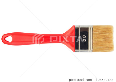 Paint brush isolated over white background. Paint brush isolated over white background. 108349428
