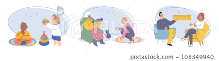 Antisocial vector illustration. Antisocial behavior often stems from deep rooted psychological issues Anxiety can lead to feeling alone and isolated, even in crowded room Crisis situations Antisocial vector illustration. Antisocial behavior often stems from deep rooted psychological issues Anxiety can lead to feeling alone and isolated, even in crowded room Crisis situations 108349940
