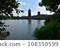 Guilin, China Sun Moon Twin Pagodas 108350599