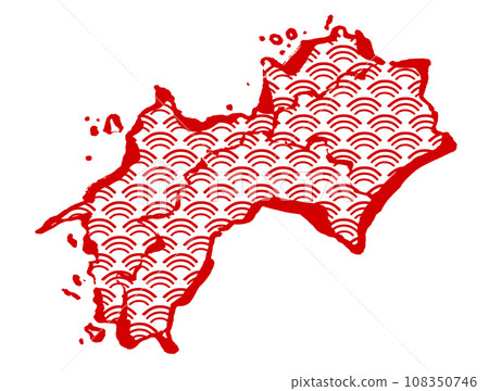 日本圖案四國插畫素材 日本圖案四國插畫素材 108350746