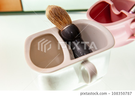 shaving cup, shaving, brush, brush, brush shaving cup, shaving, brush, brush, brush 108350787