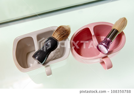 shaving cup, shaving, brush, brush, brush shaving cup, shaving, brush, brush, brush 108350788