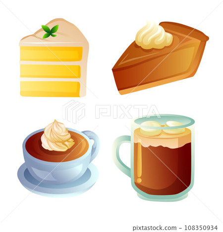 various dessert icon various dessert icon 108350934