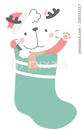 merry christmas and happy new year with cute cat in sock, flat png transparent element cartoon character design merry christmas and happy new year with cute cat in sock, flat png transparent element cartoon character design 108351257