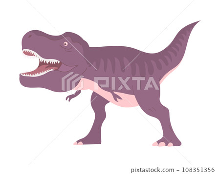Predatory dinosaur tyrannosaurus rex of the Jurassic period Predatory dinosaur tyrannosaurus rex of the Jurassic period 108351356
