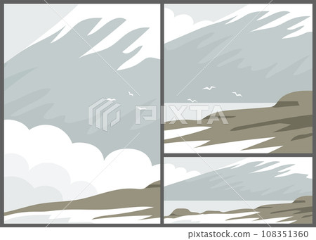 Cold landscape of arctic or Antarctica Cold landscape of arctic or Antarctica 108351360