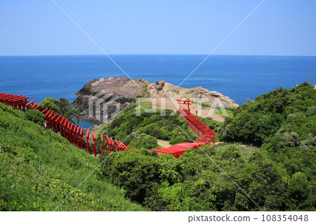 山口縣長門市元乃隅神社100鳥居 山口縣長門市元乃隅神社100鳥居 108354048