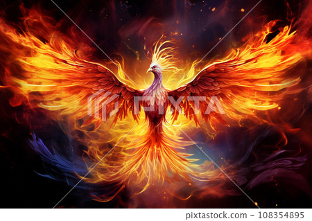 Phoenix “AI generated image” - Stock Illustration [108354895] - PIXTA
