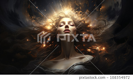 神秘空間與女性藝術“AI生成圖像” 神秘空間與女性藝術“AI生成圖像” 108354972