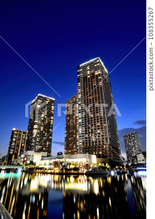 芝浦島的摩天大樓夜景 108355267