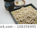 Mori Soba with condiments and mentsuyu 108356995
