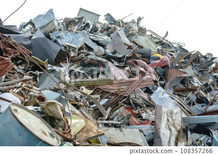 scrap iron industrial waste 108357266