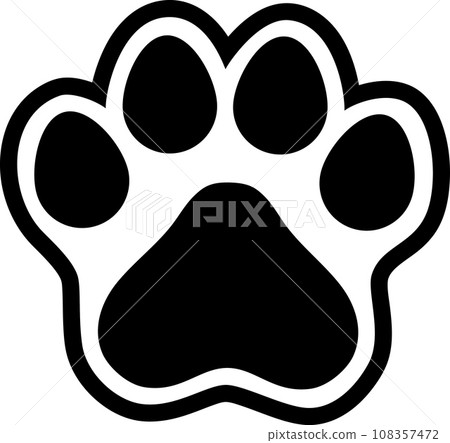 狗足跡圖標 108357472