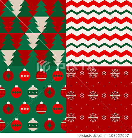 Vector illustration of Christmas pattern. Vector illustration of Christmas pattern. 108357607