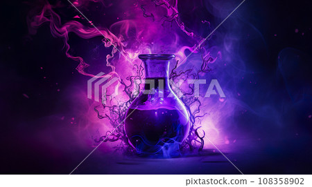 Suspicious poison drug image background "AI generated image" 108358902