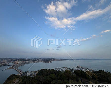 Scenery of the Shonan area seen from Enoshima Scenery of the Shonan area seen from Enoshima 108360474