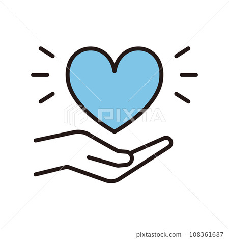 手心圖標 手心圖標 108361687