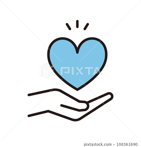 手心同情圖標 手心同情圖標 108361690