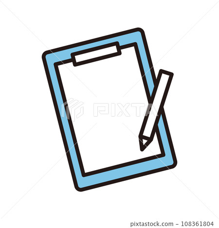 Clipboard binder document paper icon 108361804