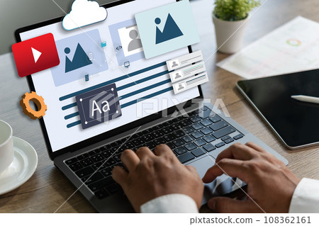 Programming Design Website Homepage Ideas e-learning, online education Web traffic analytics data on a computer 108362161