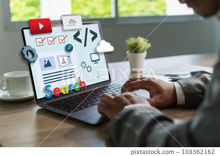 Programming Design Website Homepage Ideas e-learning, online education Web traffic analytics data on a computer 108362162