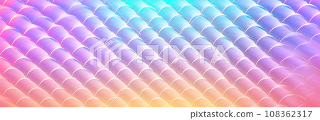 Pastel rainbow holographic mermaid background Pastel rainbow holographic mermaid background 108362317