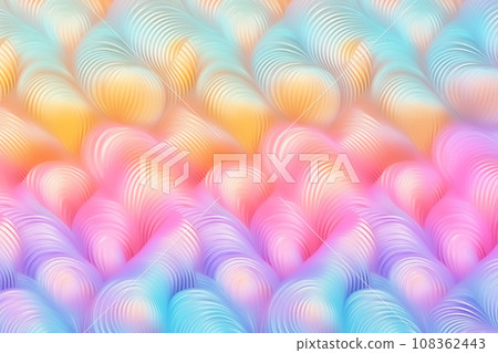 柔和的彩虹全息背景 108362443