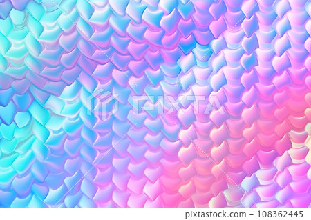 柔和的彩虹全息背景 108362445