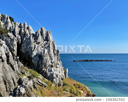 Karst topography, Kamishima, Toba City, Mie Prefecture Karst topography, Kamishima, Toba City, Mie Prefecture 108362502