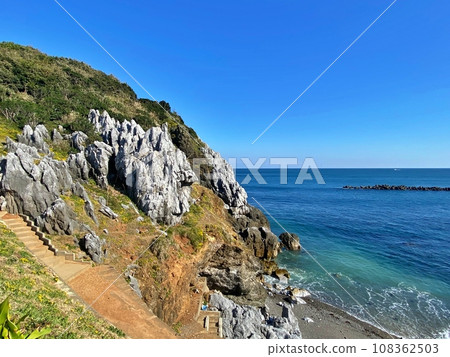 Karst topography, Kamishima, Toba City, Mie Prefecture Karst topography, Kamishima, Toba City, Mie Prefecture 108362503