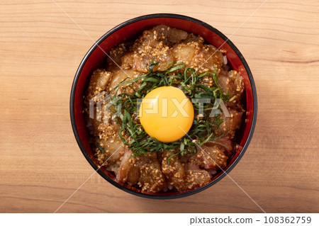 Red sea bream rice bowl with sesame sauce Red sea bream rice bowl with sesame sauce 108362759