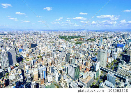 Nagoya cityscape seen from Midland Square (toward Nagoya Castle) Nagoya cityscape seen from Midland Square (toward Nagoya Castle) 108363238