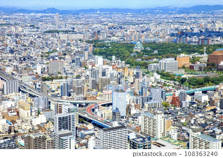 Nagoya cityscape seen from Midland Square (toward Nagoya Castle) Nagoya cityscape seen from Midland Square (toward Nagoya Castle) 108363240