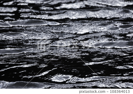 Shiny black sea water surface, natural background texture Shiny black sea water surface, natural background texture 108364013