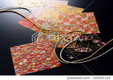 Kumihimo and Chiyogami Kumihimo and Chiyogami 108365129