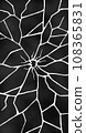 Vertical black background image of broken glass 108365831