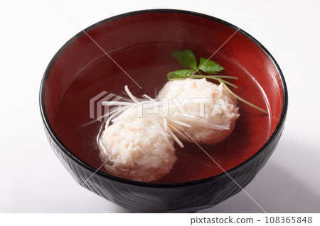 Fishball soup with crab Fishball soup with crab 108365848