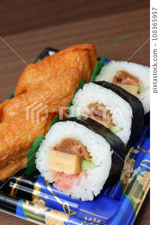 Sukeroku, inari, futomaki, sushi, Japanese food, Japan, food, Sukeroku sushi, bento, tray, container, 108365957