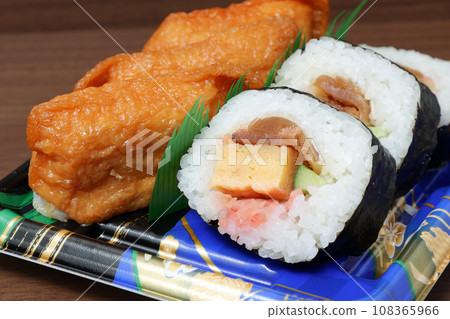 Sukeroku、inari、futomaki、壽司、日本料理、日本、食物、Sukeroku 壽司、便當、托盤、容器、 108365966