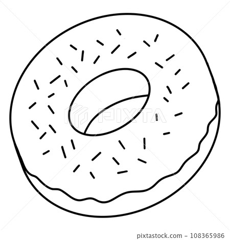 Donut drawing Donut drawing 108365986