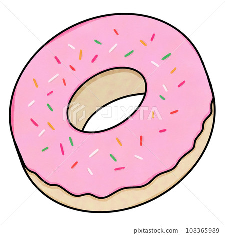Donut drawing Donut drawing 108365989