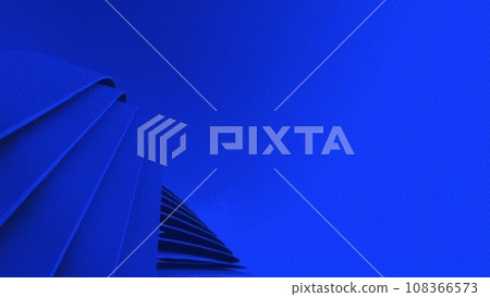 abstract background of futuristic shapes with (blue) gradient color trend, halftone effect, copy sapce, illustration 3d render abstract background of futuristic shapes with (blue) gradient color trend, halftone effect, copy sapce, illustration 3d render 108366573