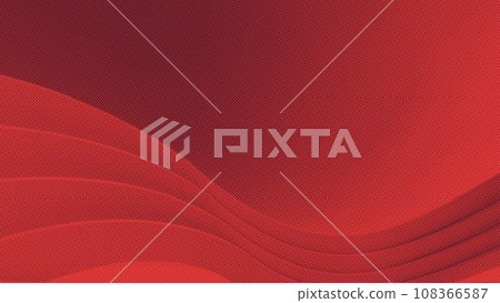 abstract background of futuristic shapes with (red) gradient color trend, halftone effect, copy sapce, illustration 3d render 108366587