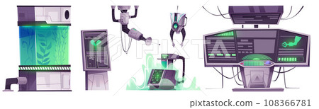 Equipment and machinery for space laboratory. 108366781