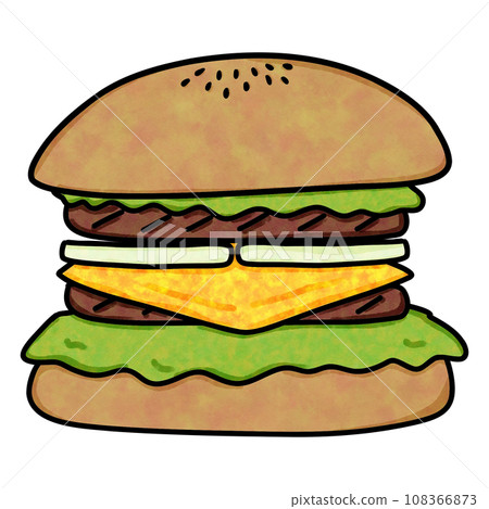 Hamburger drawing 108366873
